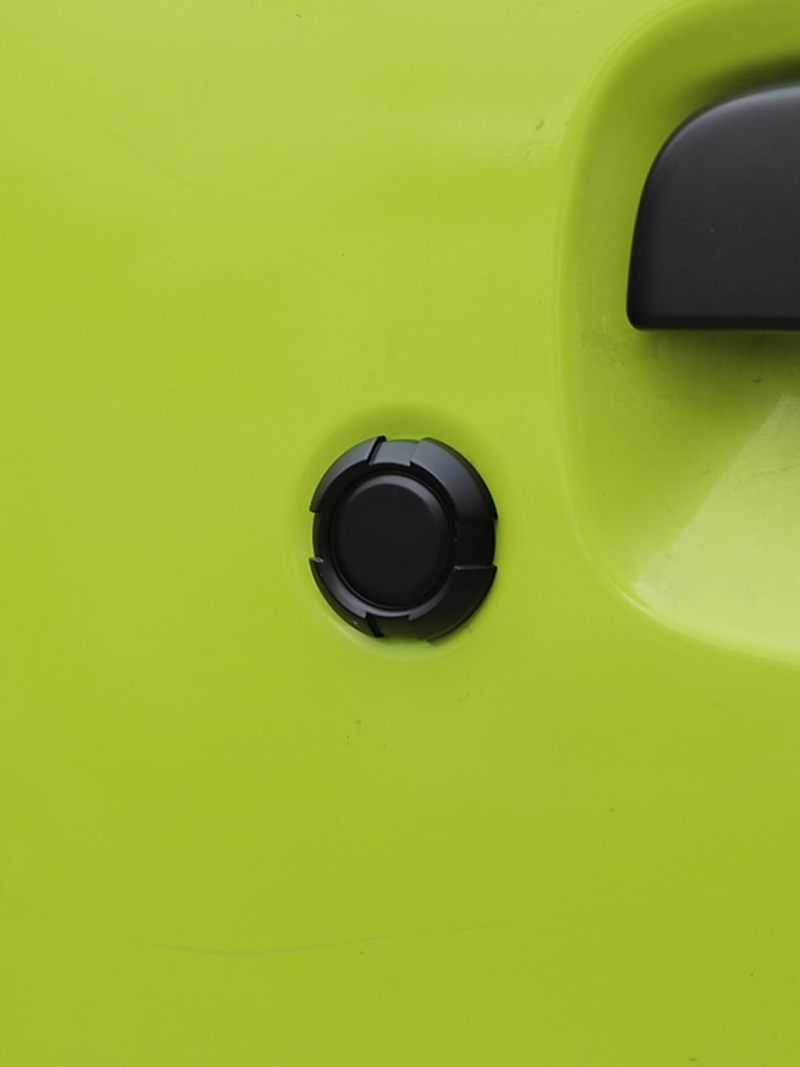 Magnetic Keyhole Cover 2 Black ABS Plastic - Firm Seal Wear & Rain Protection Door Lock Protector for Suzuki Jimny 2019-2025 Off-Road SUV Exterior Use - Image 4