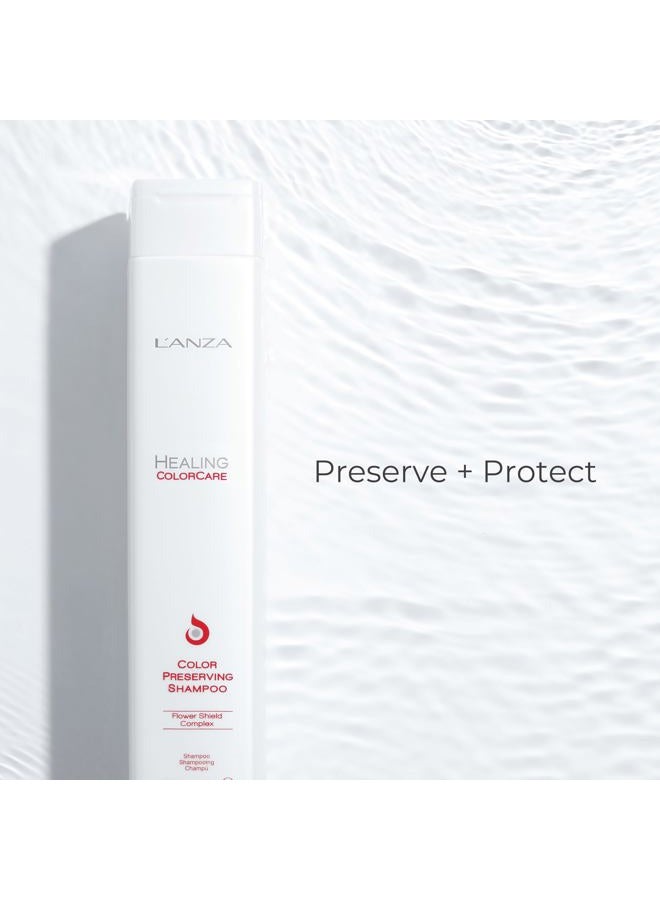 L'anza Healing ColorCare Color Preserving Shampoo, Shampoo for Color Treated Hair to Protect Vibrancy and Restore Dry Damaged Locks, Healthy, Shiny, Protected Bleached & Dyed Colored Hair (10.1 Fl Oz) - Image 3