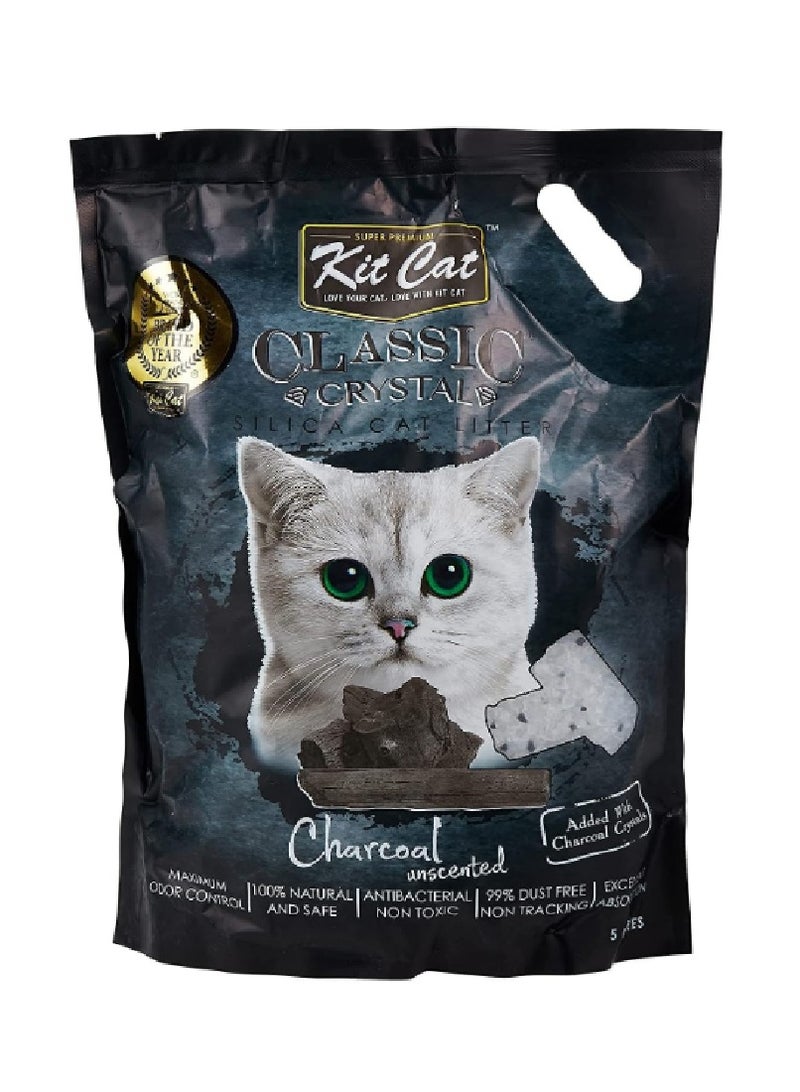 كيت كات كت كات كلاسيك كريستال رمل القطط / الفحم