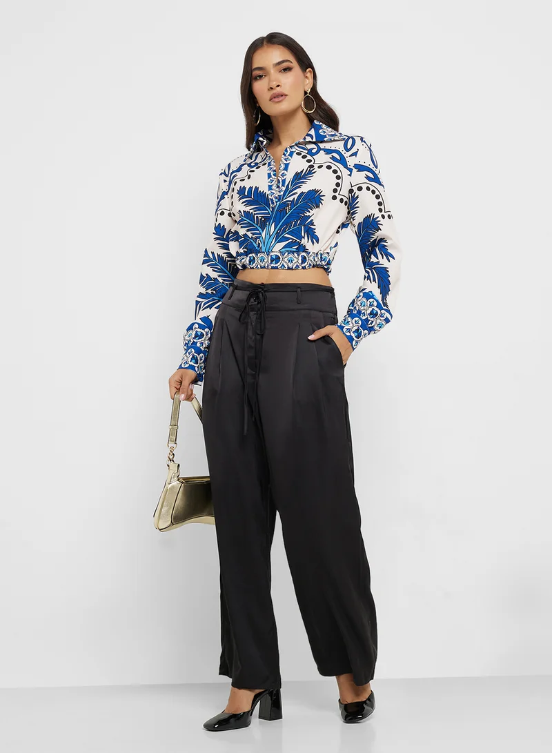 ELLA Printed Crop Top
