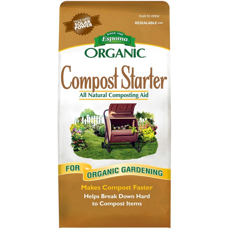 Espoma Organic Compost Starter; All-Natural Composing Aid Helps Break Down Organic Matter to Make Rich Compost for Organic Gardening. 4 lb. Bag; Pack of 1 - Image 1