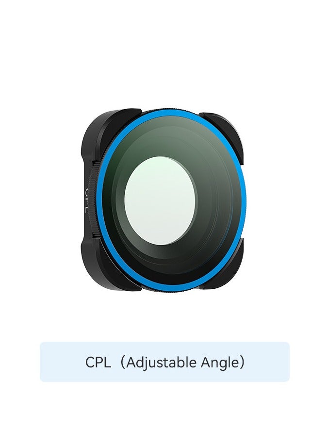 aMagisn Waterproof Aluminum CPL Filter for GoPro Hero 13/12/11/10/9 – Adjustable Polarization, Scratch-Resistant Glass, Anti-Reflection Coating, Smart Recognition, Action Camera Lens Filter - Image 1