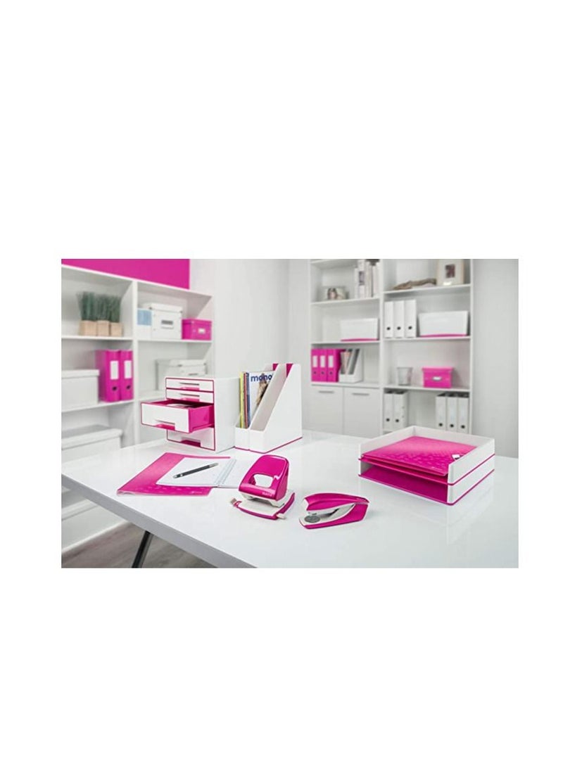 LEITZ Leitz Wow Pp Display Book A4 40 Pockets Pink  - Image 4