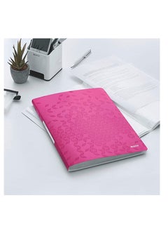 LEITZ Leitz Wow Pp Display Book A4 40 Pockets Pink  - Image 2
