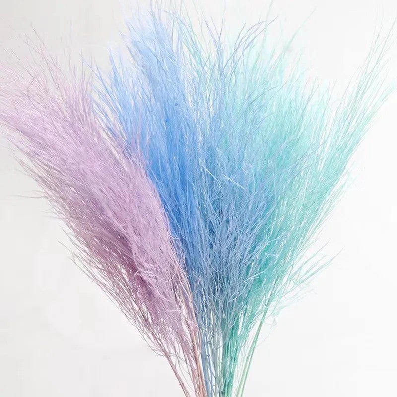 Bluejw Feathery Dried Flowers Bouquet - Natural Preserved Plants for Wedding, Christmas, Valentine's Day, Graduation, Easter & DIY Decor - Image 3