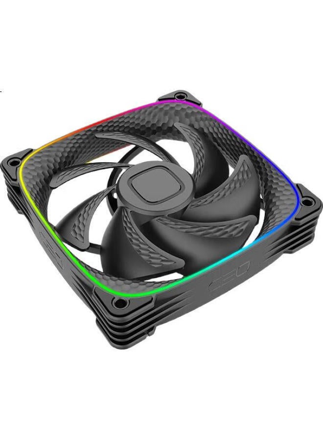 Geometricfuture Case Cooling Fan, Longshen 2503B, 12Cm, Argb Motherboard Sync, Single Fan Per Pack - Image 2