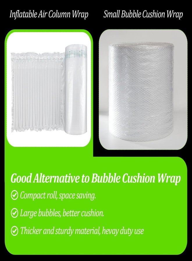 Caeuiciw 12"x164' Large Bubble Cushioning Wrap for Packing, Inflatable Air Pillows for Shipping & Moving Bottle Travel Protector Bags Heavy Duty Space Saving Box Filler Shipping Supplies with Pump, 55um - Image 3