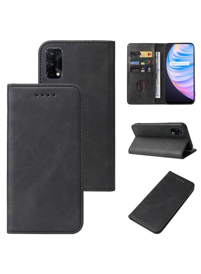 The Bros Case For Realme Q2 Pro Magnetic Closure Leather Phone Case