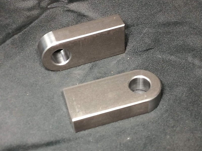 EMS Offroad Clevis Mounts, 1" x 5.5", Silver, Cold Rolled Steel 1018, Fits 3/4" Clevis or Shackle, Sold as a Pair - Image 3