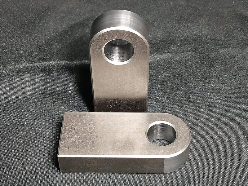 EMS Offroad Clevis Mounts, 1" x 5.5", Silver, Cold Rolled Steel 1018, Fits 3/4" Clevis or Shackle, Sold as a Pair - Image 2