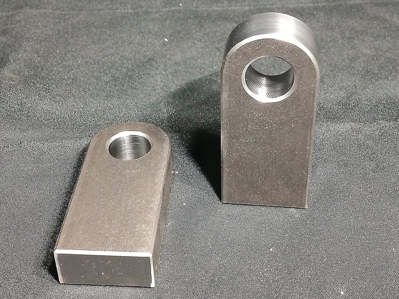 EMS Offroad Clevis Mounts, 1" x 5.5", Silver, Cold Rolled Steel 1018, Fits 3/4" Clevis or Shackle, Sold as a Pair - Image 4