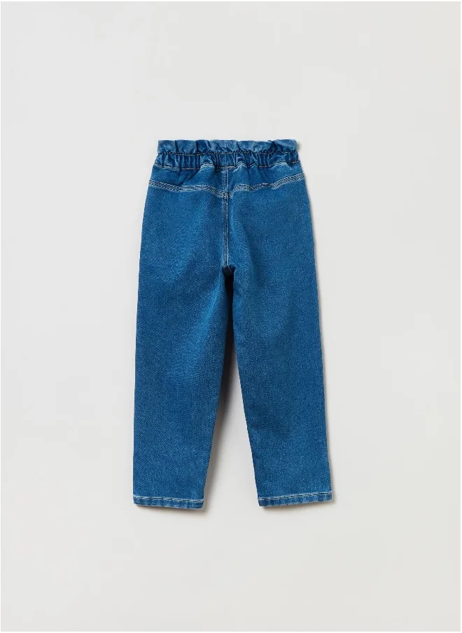Ovs OVS Paper Bag Jeggings With Pockets