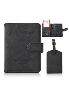 Generic Portable Passport Holder, Waterproof Passport Case with RFID Blocking and Luggage Tags, Multiple Compartments for Storage  - Image 1