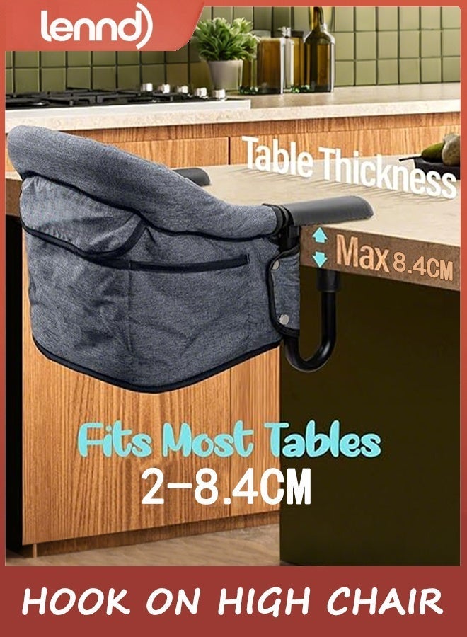 LENND Chair Baby - Portable & Foldable for Babies 6-36 Months, Family & Travel Use with Carry Bag (Grey) - Image 2