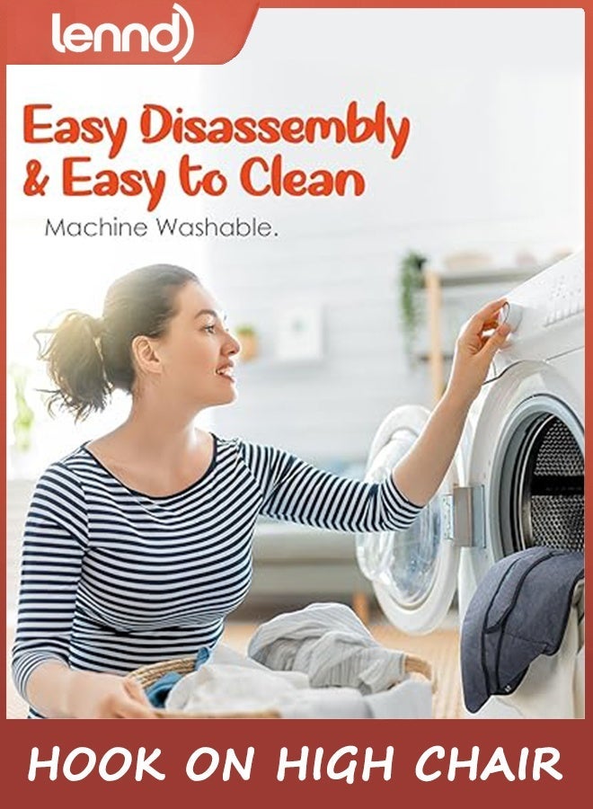 LENND Chair Baby - Portable & Foldable for Babies 6-36 Months, Family & Travel Use with Carry Bag (Grey) - Image 5