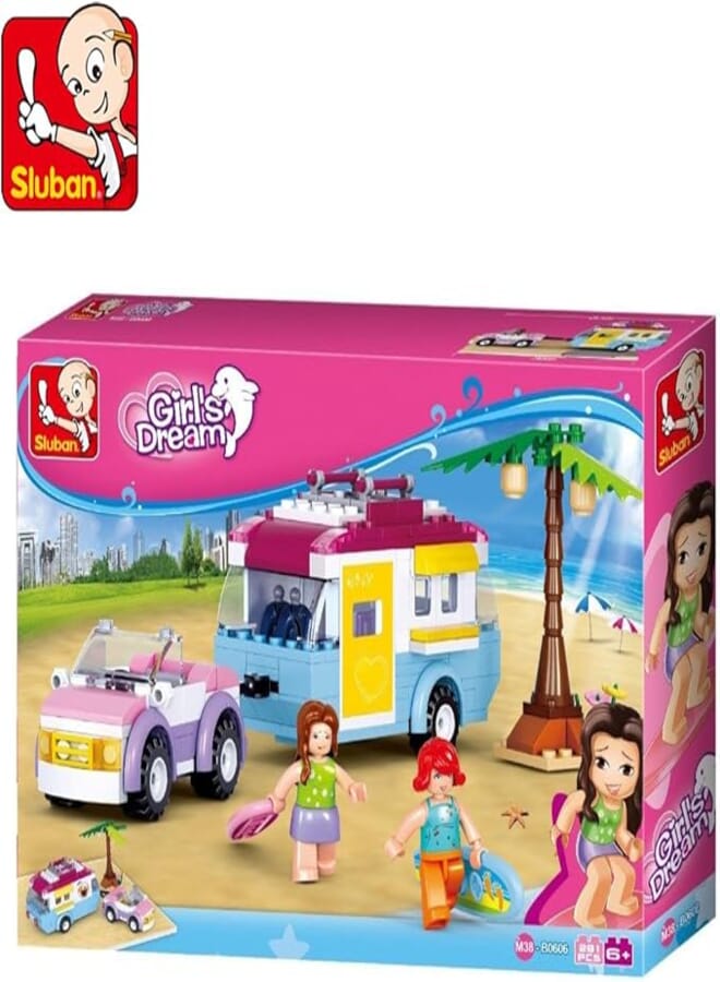 Sluban Sluban Beach Holiday 272 Pcs For Childrien, M38-B0606