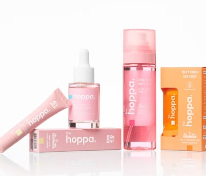 هوبا مجموعة الإشراقة والنظارة 4 في 1 سيروم تفتيح + بخاخ ترطيب + واقي شمس + بلسم شفاه من هوبا - Image 1