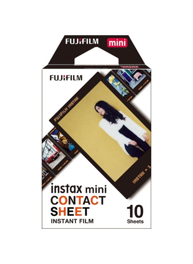 إنستاكس FUJIFILM Instax mini Contact Sheet Film {10 Exposures} - Image 1