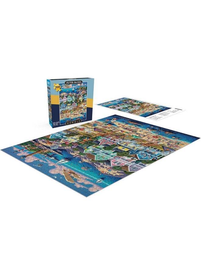 Buffalo Games ألعاب بوفالو - داودل - أوتر بانكس - 1000 قطعة لغز للبالغين - لغز تحدي مثالي لليالي الألعاب - الحجم النهائي هو 26.75 × 19.75 - Image 4