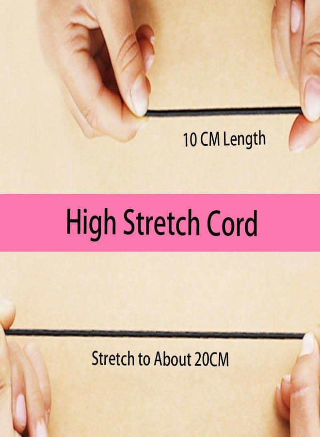 ZHFMLY 4mm Thick Black Elastic Cord for Sewing 5/32 inch 50ft Stretchy Nylon Rope String Bungee Shock Kayak Tie Down Straps Tent Elastic Cord Replacement for Crafts-Pants-Clothing-Outdoor Supplies ZH131 - Image 4