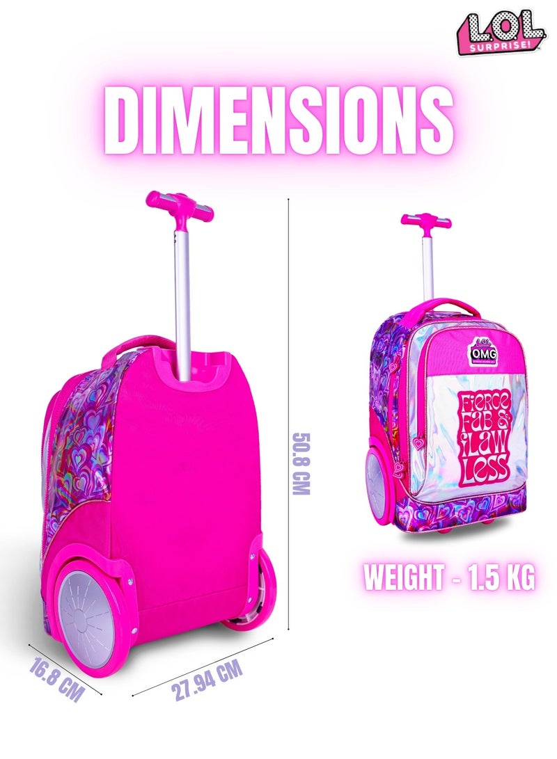 ام جي اي حقيبة مدرسية بعجلات  بوصة للأطفال  في  من إم جي إيه لول - Image 5