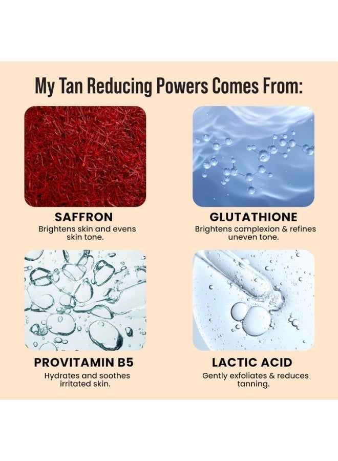 Ghar Soaps Magic De-Tan Face wash I With Sandalwood,Saffron & Glutathione | Tan Removal, Brightening and Glowing Skin I Removes Dirt & Impurities for Fresh, Soft, Glowing Skin | 100ml - Image 4