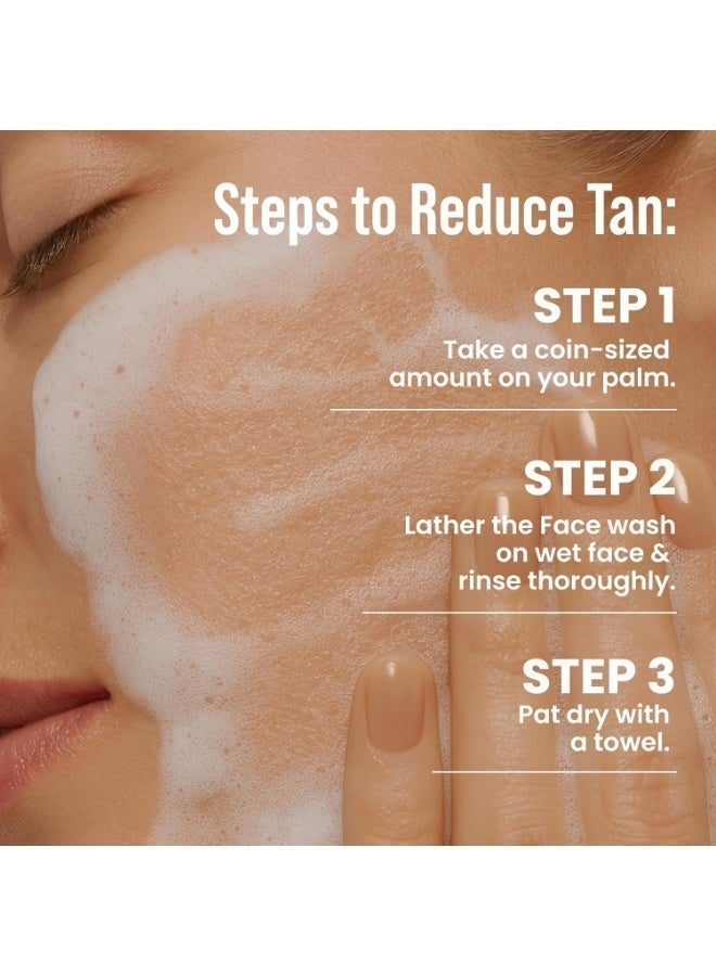 Ghar Soaps Magic De-Tan Face wash I With Sandalwood,Saffron & Glutathione | Tan Removal, Brightening and Glowing Skin I Removes Dirt & Impurities for Fresh, Soft, Glowing Skin | 100ml - Image 2