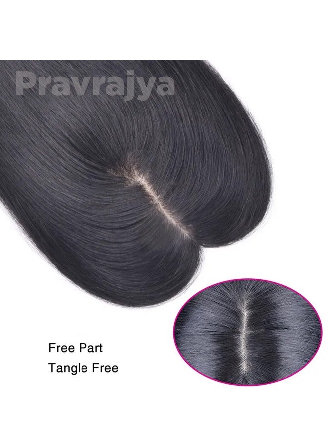 برافراجيا أغطية شعر نسائية غير مرئية بدون خياطة صغيرة الحجم بمشبك في وصلات الشعر مع قطع شعر طبيعية رقيقة لإضافة حجم الشعر للاستخدام اليومي - Image 2