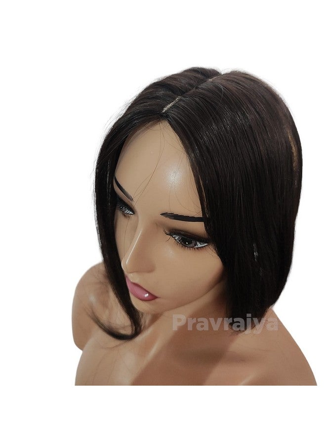 برافراجيا أغطية شعر نسائية غير مرئية بدون خياطة صغيرة الحجم بمشبك في وصلات الشعر مع قطع شعر طبيعية رقيقة لإضافة حجم الشعر للاستخدام اليومي - Image 3