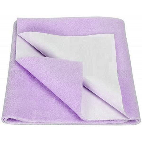 First Trend New Born Baby Quick Dry Sheet Bed Protector/Dry Sheet Waterproof and Reusable Mat-Absorbent Sheets/small- 50x70 cm (Purple) - Image 2