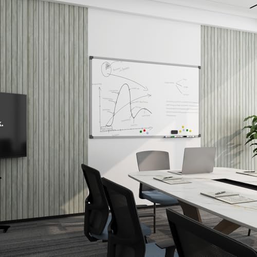 LaCheery 23.6"x157" 3D Faux Wood Wall Panels Peel and Stick Gray Fluted Wood Panel Wall Covering Panels Flexible Self Adhesive PVC Foam Wooden Panel Roll for Bathroom Kitchen Living Room Walls Decor - Image 5