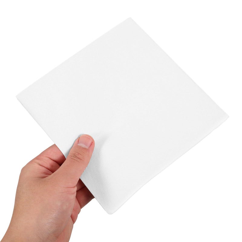 White Disposable Paper Napkins 80 Pack for Parties Weddings - Image 5