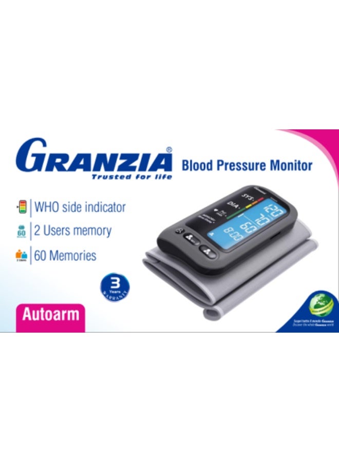  جرانزيا أوتو أرم  جهاز قياس ضغط الدم بالجزء العلوي من الذراع - Image 2