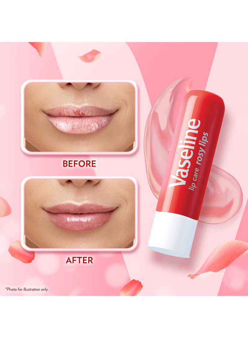 Vaseline بلسم الشفاه الوردي - Image 4