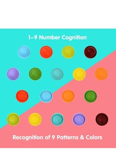 MIXDE Suction Cup Spinner Toys,Simple Dimple Pop it Fidget Toys with Suction Cup Silicone Flipping d Release Stress and Anxiety Kids Sensory Spinning Toys Gifts for 18 Months up Toddlers  - Image 2