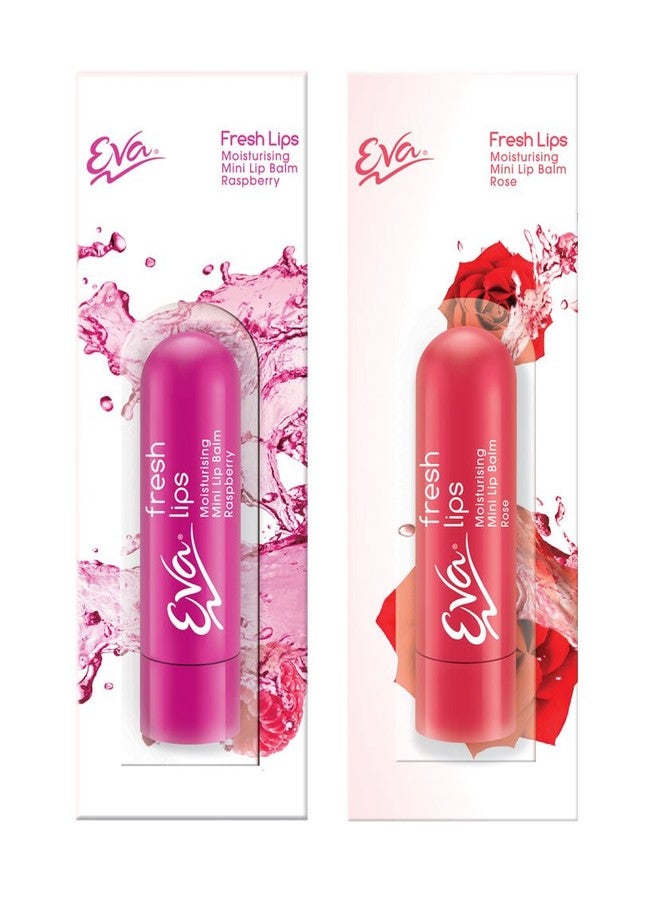 مرطب شفاه صغير بنكهة الورد والتوت من إيفا سينديكيت - 2.4 غرام