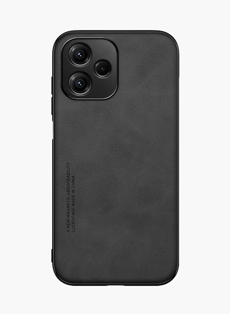 for Redmi 12 5G Case, Skin Friendly And Soft, Breathable And Heat Dissipating  Back Cover Case for Redmi 12 5G, Black - Image 1