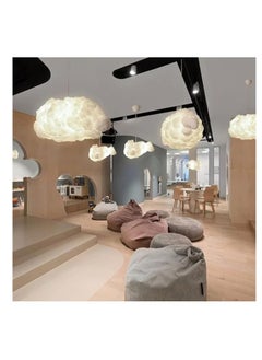 Campus Interiors Modern Ceiling Hanging Light Creative Cloud Shaped | Floating Cloud Hanging Ceiling Pendant Lights Cotton Chandeliers for Living Rooms Restaurant Bar Kindergarten Decoration(30*20*15) - pzsku/ZAE75F2E093C01139C563Z/45/_/1739440814/ab9b59c7-de81-4683-b0cc-88e2fd2d3e17