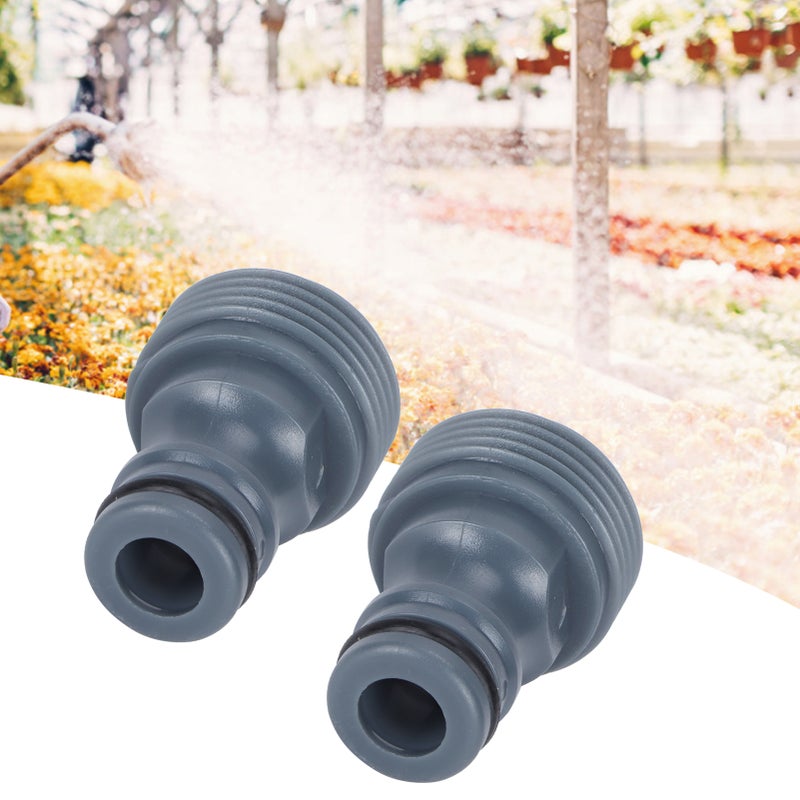 2Pcs Quick Connector Nipple G3/4 Male Thread Hose Pipe Adapter Garden Irrigation - Image 1