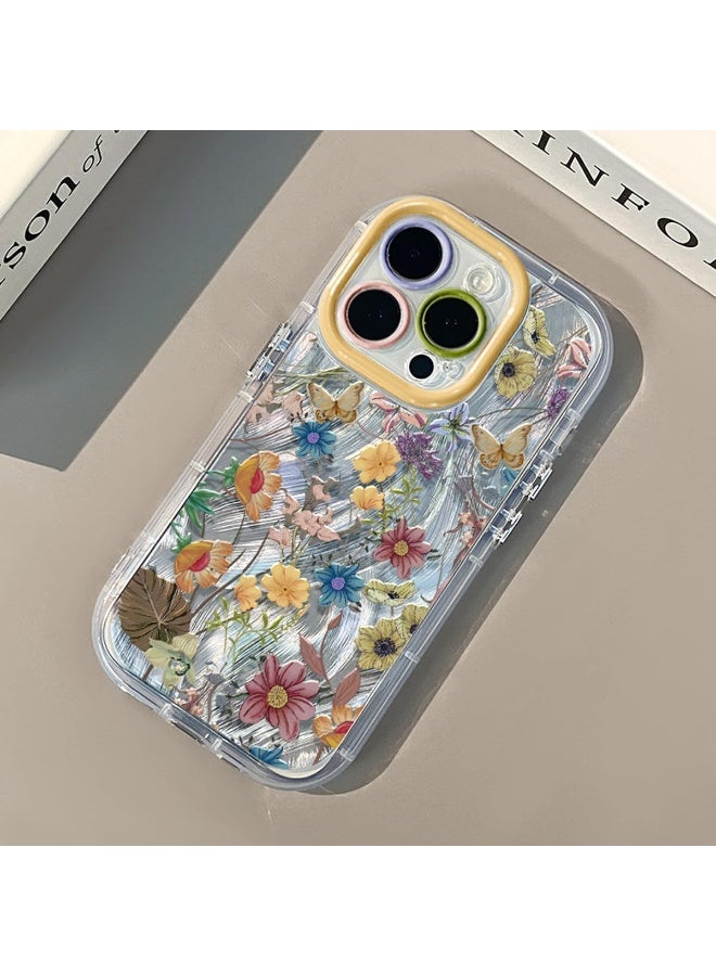 غطاء حماية من السقوط لجهاز iPhone 13 Pro Max [تقنية مقاومة للتقشير] تصميم غطاء حماية شفاف من مادة TPU (حديقة صغيرة، iPhone 13 Pro Max) - Image 3