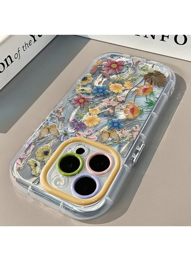 غطاء حماية من السقوط لجهاز iPhone 13 Pro Max [تقنية مقاومة للتقشير] تصميم غطاء حماية شفاف من مادة TPU (حديقة صغيرة، iPhone 13 Pro Max) - Image 2