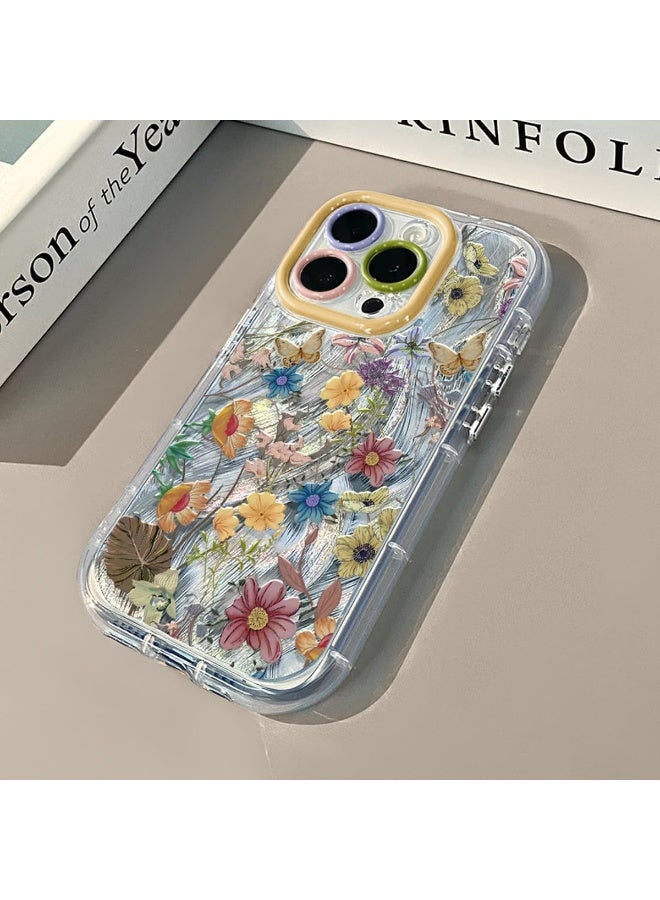 غطاء حماية من السقوط لجهاز iPhone 13 Pro Max [تقنية مقاومة للتقشير] تصميم غطاء حماية شفاف من مادة TPU (حديقة صغيرة، iPhone 13 Pro Max) - Image 1