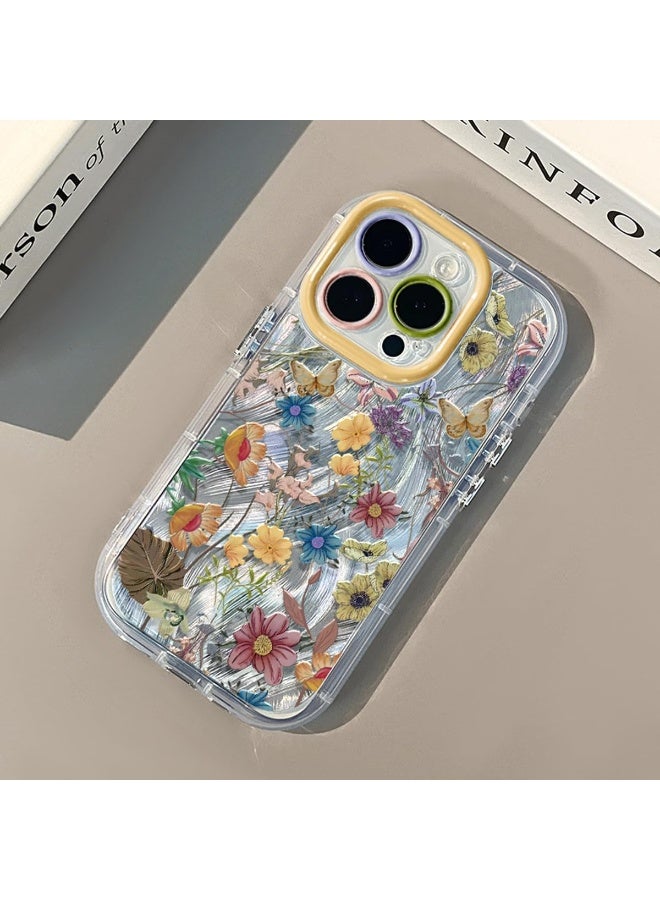 غطاء حماية من السقوط لجهاز iPhone 13 Pro Max [تقنية مقاومة للتقشير] تصميم غطاء حماية شفاف من مادة TPU (حديقة صغيرة، iPhone 13 Pro Max) - Image 5