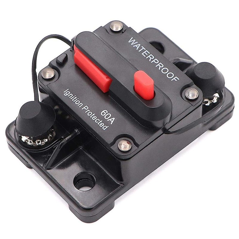 50 Amp Circuit Breaker for Marine Trolling Motors Boat ATV Manual Power 12V-42VDC with Manual Reset Waterproof Inline Fuse Inverter (50A) - Image 5