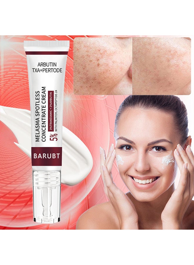 BARUBT Melasma Whitening Concentrate, Spot Remover Cream Lightens Spots, Brightens and Diminishes Spots, Melasma and Freckles - Image 4