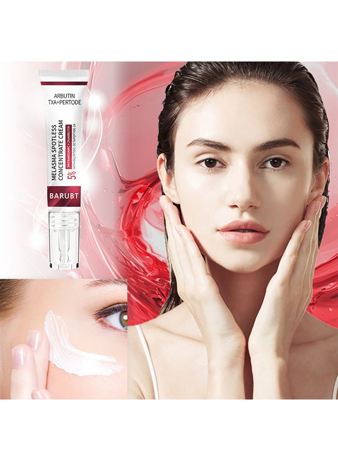 BARUBT Melasma Whitening Concentrate, Spot Remover Cream Lightens Spots, Brightens and Diminishes Spots, Melasma and Freckles - Image 2
