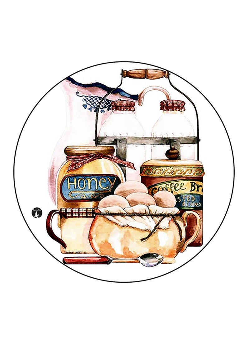 RKN Food Printed Mouse Pad  Multicolour