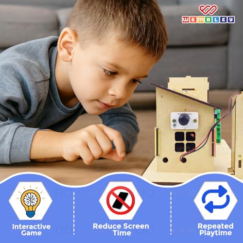 Wembley Home Automation Alpha| 10-in-1 Mega Project DIY STEM Kit for Kids 9+ | Learn Light Sensor, Automation, Transistor Circuits & Electronics | Educational Science Experiment Kit - Image 4