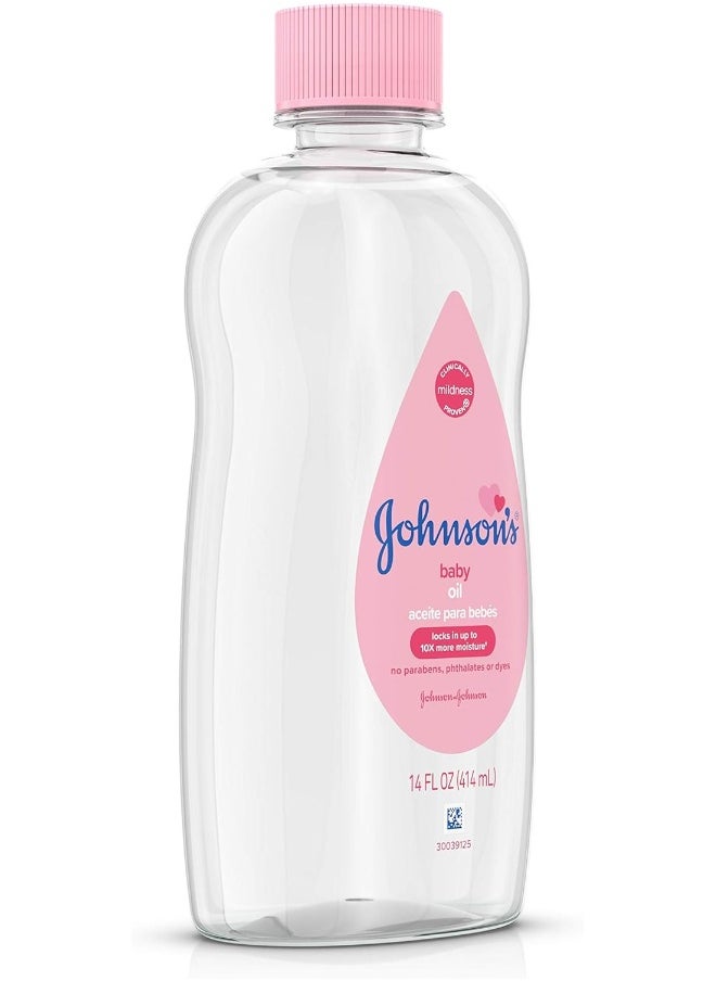 Johnson's Baby Johnson & Johnson Baby Oil, Original for Kids - 14 oz  - Image 5