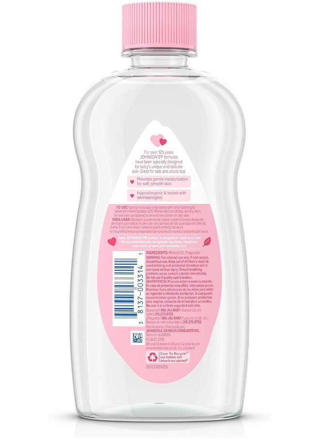 Johnson's Baby Johnson & Johnson Baby Oil, Original for Kids - 14 oz  - Image 4